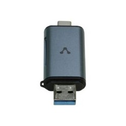 Lector de memorias Vorago CR-350, Negro.