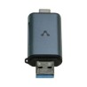 Lector de memorias Vorago CR-350, Negro.