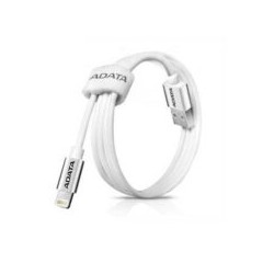Cable Lightning Adata color Blanco.