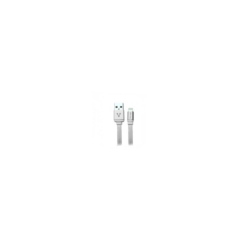 Cable Vorago CAB-119 USB a APPLE IPHONE, Blanco 1M.
