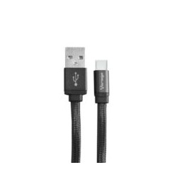 Cable Vorago Tipo «C» Color Negro 1 Mtro. CAB-123