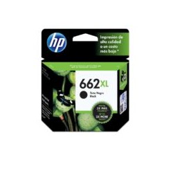 Cartucho de Tinta HP #662XL Alto Rendimiento Negro CZ105A.