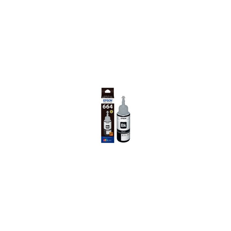 Tanque de Tinta Eco Tank Epson T664120 Negro