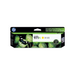 Tinta HP OfficeJet color Amarilla 971XL.