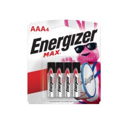 Paquete de 4 baterías Energizer Max AAA