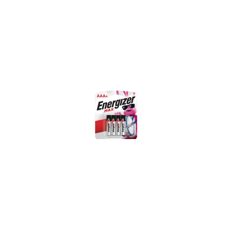 Paquete de 4 baterías Energizer Max AAA