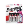 Paquete de 4 Pilas Energizer AA4 Alcalinas