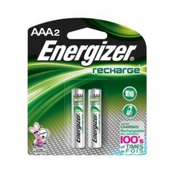 Pila Energizer AAA Recargable (2 piezas)