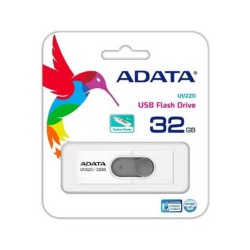 Memoria Adata 32GB USB 2.0 UV220 Retráctil blanco-gris