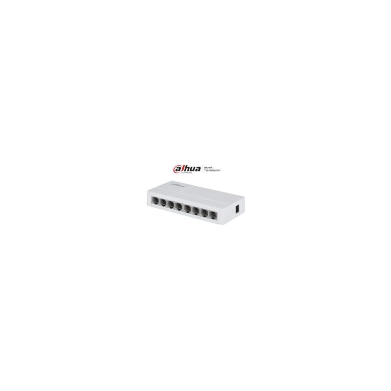 Switch Dahua de 8 puertos módelo DH-SF1008BL