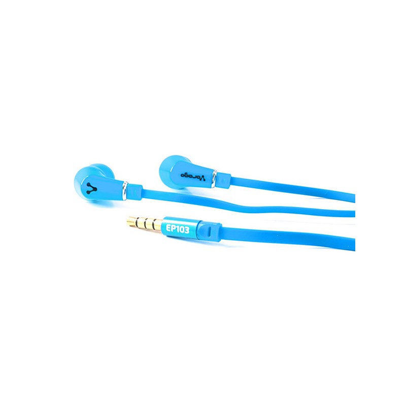 Audífonos Vorago alámbrico EP-103, Azul, 3.5MM