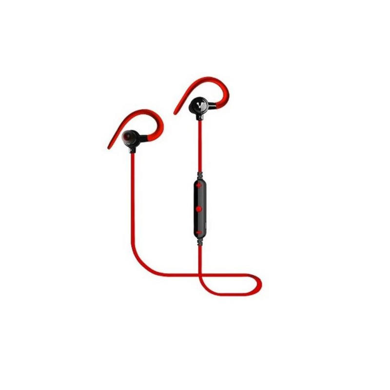 Audifonos Vorago Bluetooth, Color Rojo, Manos Libres, ESB-300.
