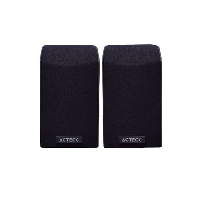 Bocinas Acteck Entry 750 Usb, color Negro, AC-929103
