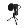 Microfono Game Factor Usb, Streaming, MCG601 Color Negro