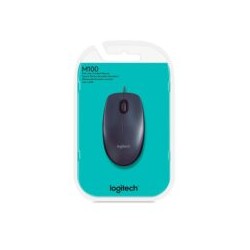 Mouse Alámbrico Logitech M100 1000 DPI USB Negro