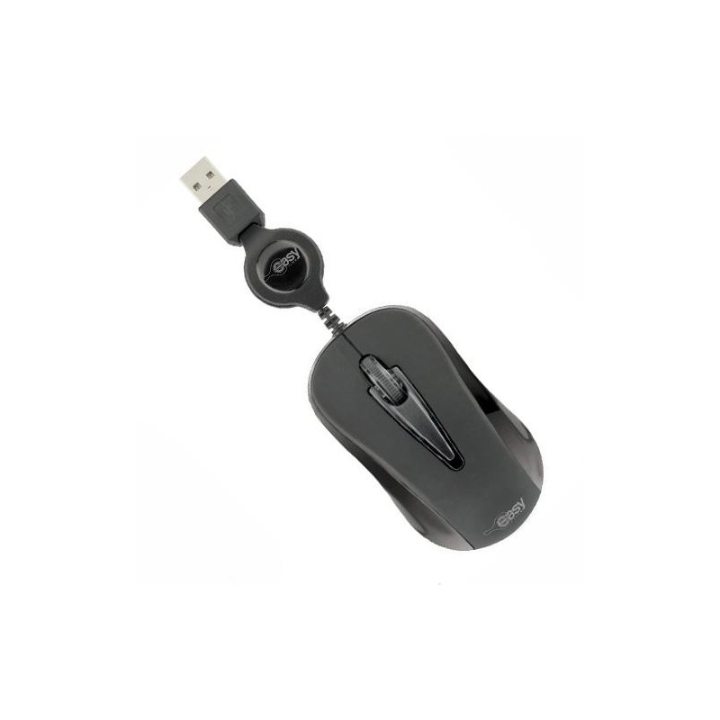 Mini Mouse óptico USB Easy Line El-993346 color Negro.