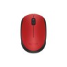 Mouse Logitech M170 Inalámbrico Rojo, 910-004639